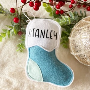 Image of Personalised Stocking Decorations