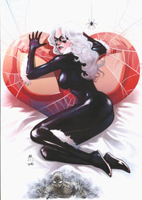 Image 1 of BLACK CAT Print with SPIDER-MAN Remarque