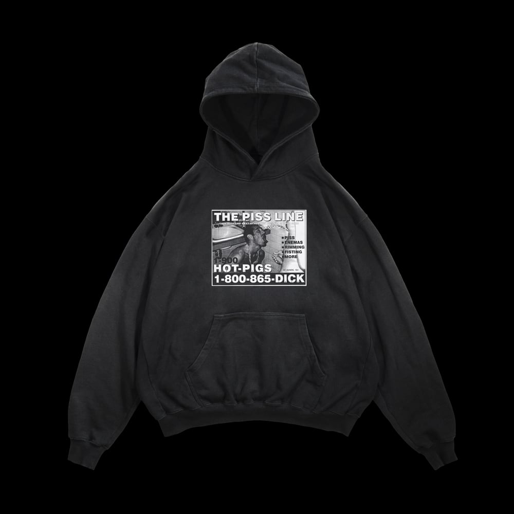 THE PISS LINE, 450G /16OZ HOODIE 