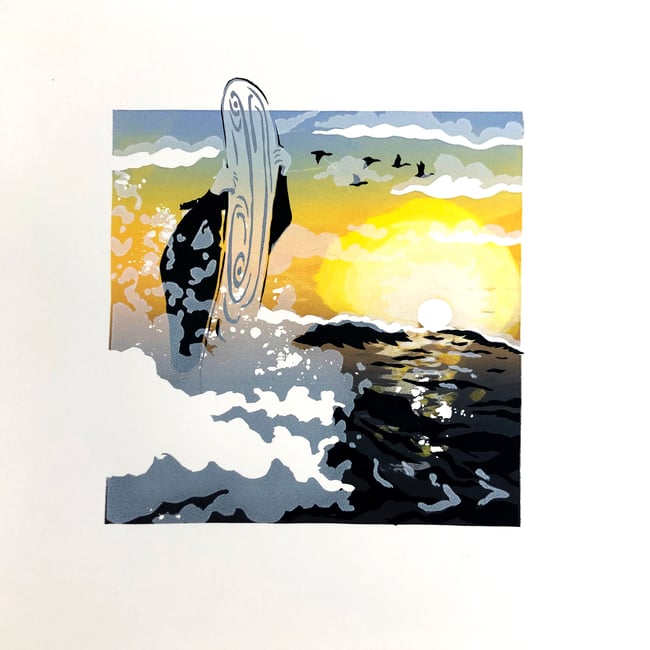 Ready to go into the sunset