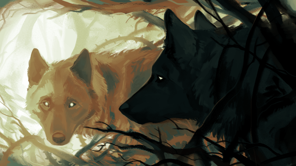 Image of Wolves Print