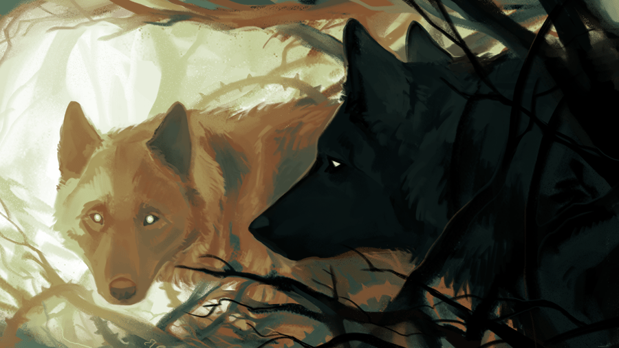 Image of Wolves Print