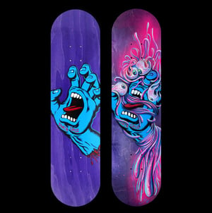 SANTA CRUZ CUSTOM SKATEBOARD