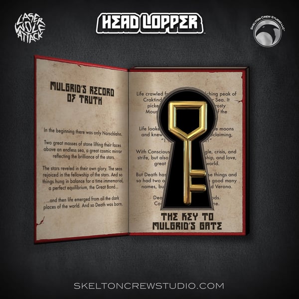 Image of Head Lopper: DOODLED SIGNED EDITION The Key to Mulgrid's Gate!