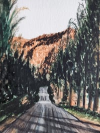 Image 2 of Long Road at Sunset -Fine Art Print