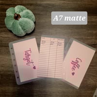 Image 4 of A6 and A7 Cash Envelopes with budget sheet in the back 