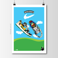Image 1 of Sneaker Poster Dunk Low SB x Ben Jerry’s “Chunky Dunky” Hypebeast Print