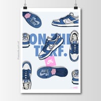 Image 1 of  Sneaker Poster Dunk Low SB “Born and Raised” Hypebeast Print