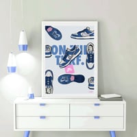 Image 2 of  Sneaker Poster Dunk Low SB “Born and Raised” Hypebeast Print