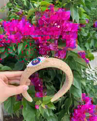 Image 2 of Raffia Eye Headband
