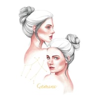 Image 1 of GEMINI Art Print