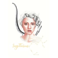 Image 1 of SAGITTARIUS Art Print