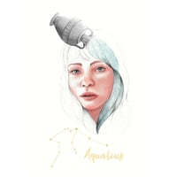 Image 1 of AQUARIUS Art Print