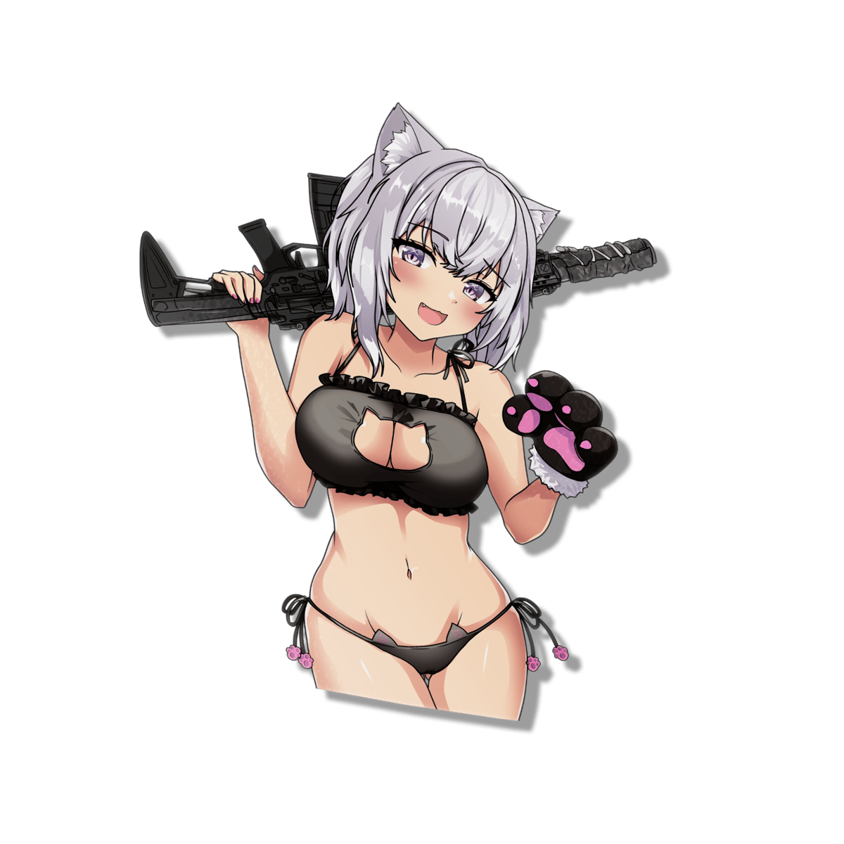 Image of The Cat With A Gat
