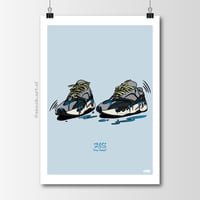 Sneaker Poster 3 Stripes Yeezy 700 “Wave Runner” Hypebeast Print