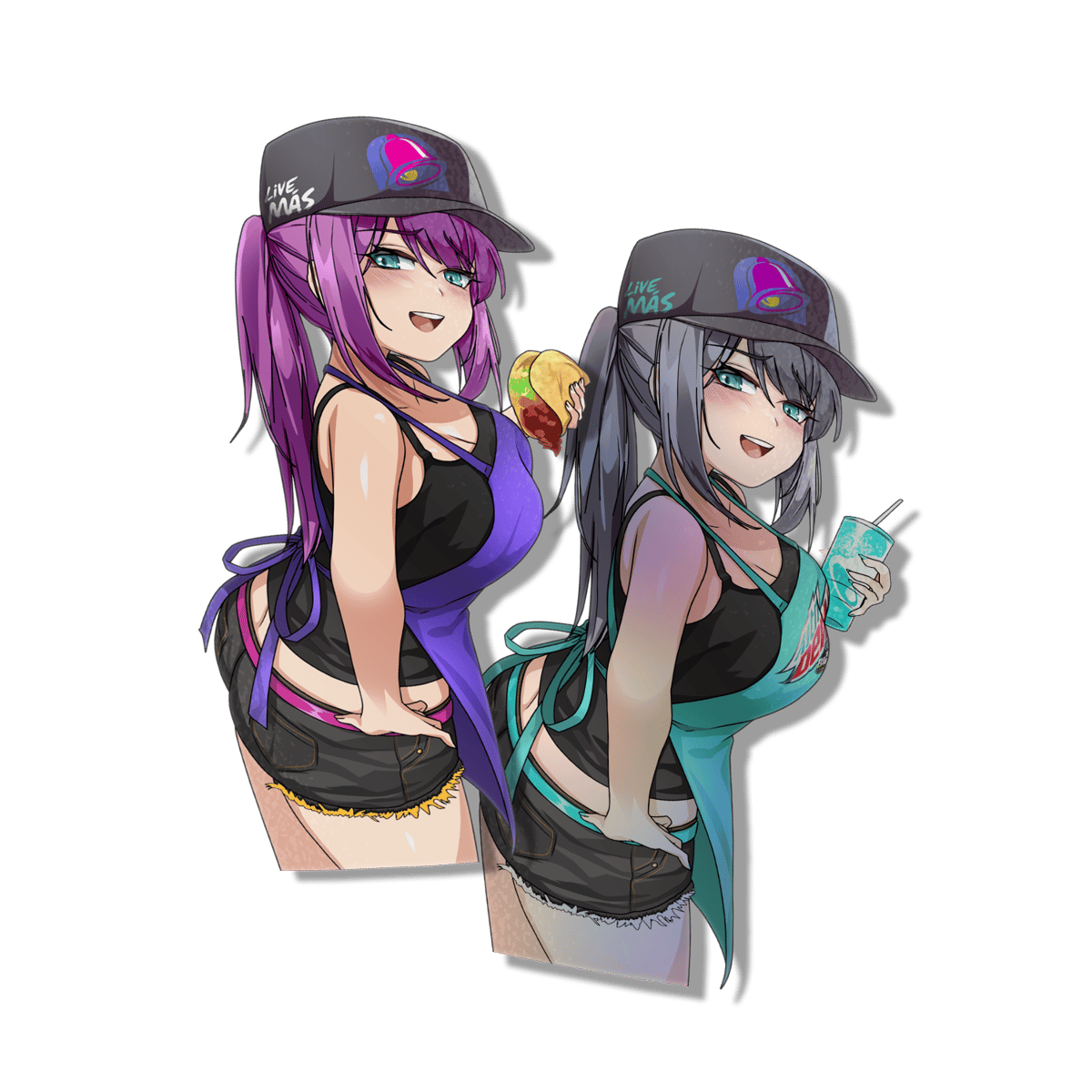 Image of Taco Bell x Baja Blast Sticker