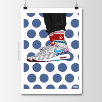 Sneaker Poster Air Max 1 x Parra (2018) Hypebeast Print