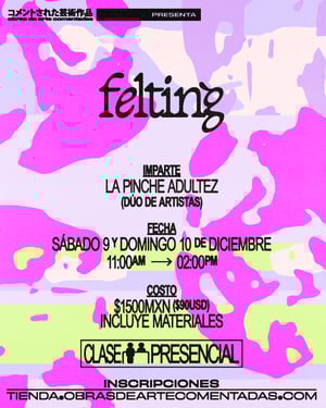 Image of Taller de felting