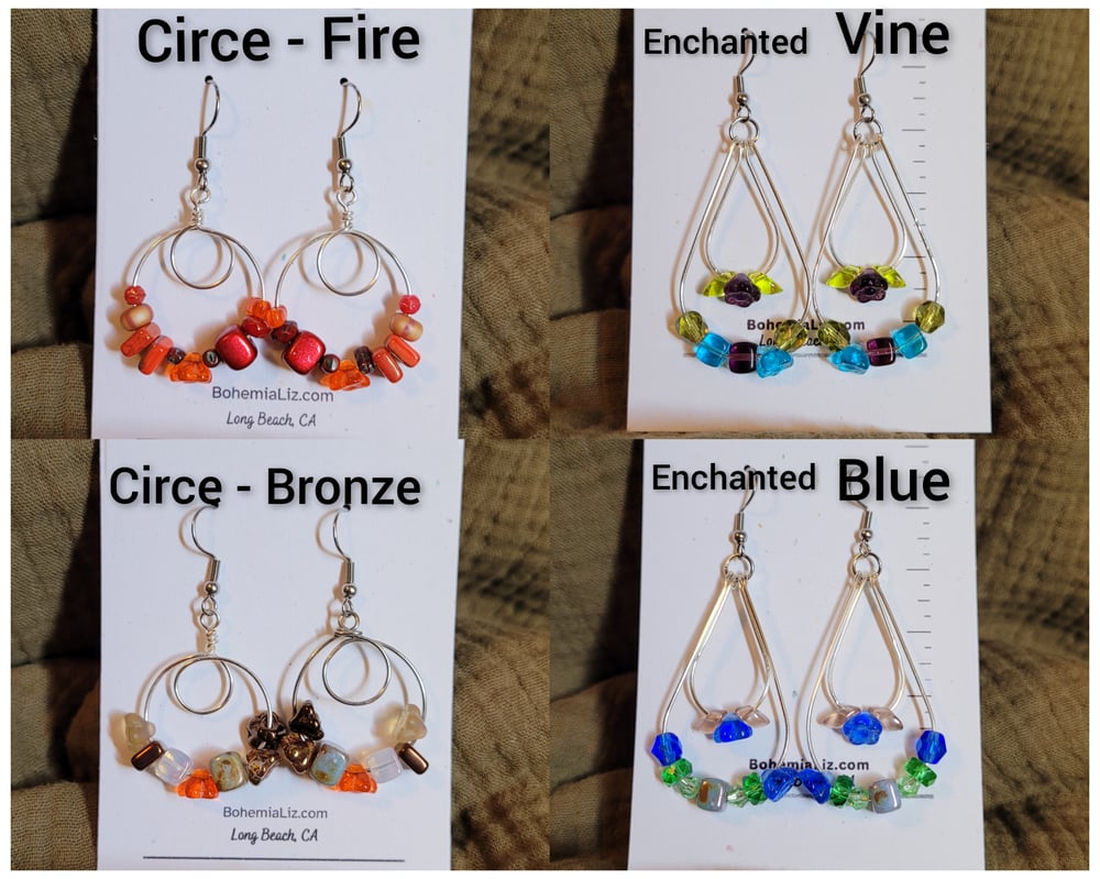 Image of Circe or Enchanted earrings (each pair)