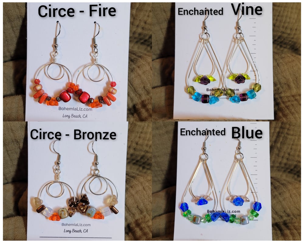 Image of Circe    or    Enchanted  earrings (each pair)