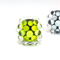 Image 1 of Bright Green Berry Extraordinaire - Lampwork Art Glass Bead. Ready to Ship.