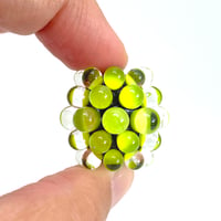 Image 2 of Bright Green Berry Extraordinaire - Lampwork Art Glass Bead. Ready to Ship.