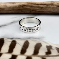 Image 1 of Handmade Sterling Silver Wizard Ring 