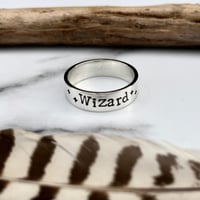 Image 1 of Handmade Sterling Silver Wizard Ring