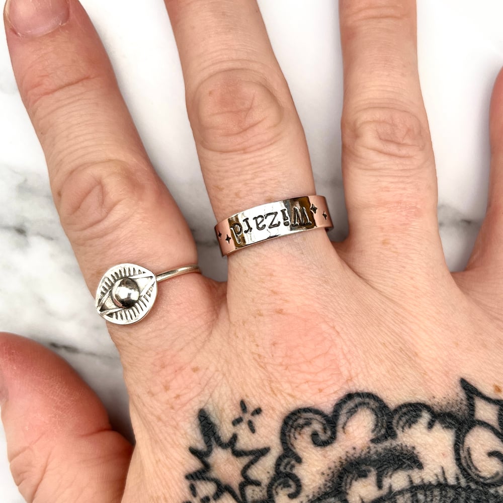 Handmade Sterling Silver Wizard Ring