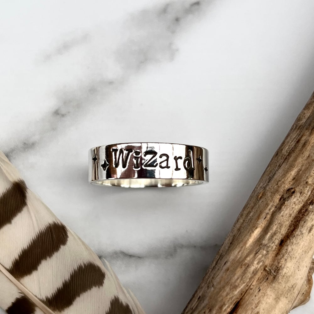 Handmade Sterling Silver Wizard Ring
