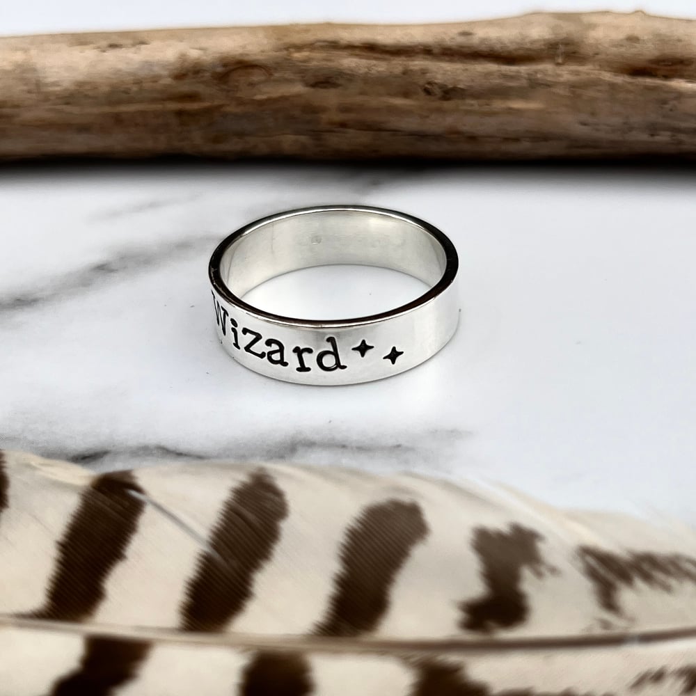 Handmade Sterling Silver Wizard Ring