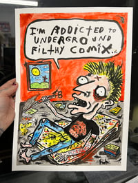 ORIGINAL ARTWORK (A3) «Comix Junkie» 