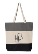 Image 4 of Maine Pines Tricolor Tote