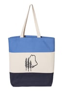 Image 3 of Maine Pines Tricolor Tote