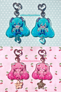 Image 3 of VOCALOID Gummy Heart Charms 