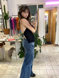 Image 3 of Backless mohair top white