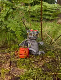 Image 3 of Mushroom Gargoyle with Pumpkin Lantern