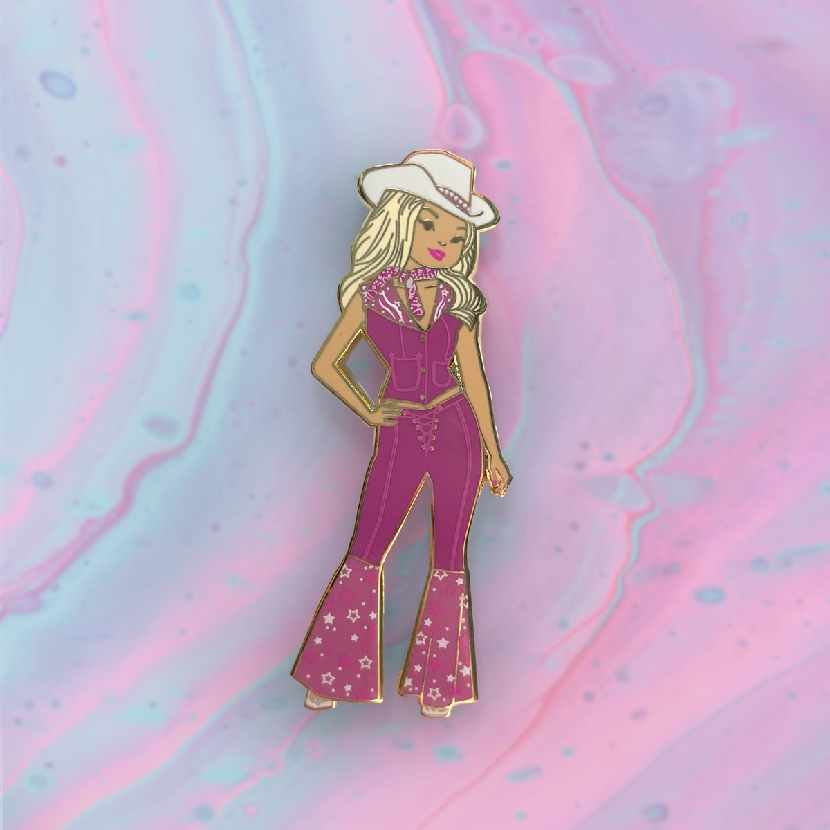Image of Barbie Enamel Pin