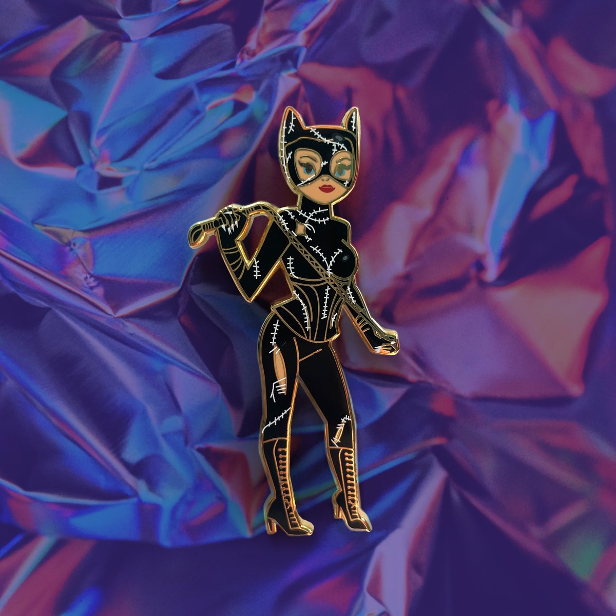 Image of Catwoman Enamel Pin