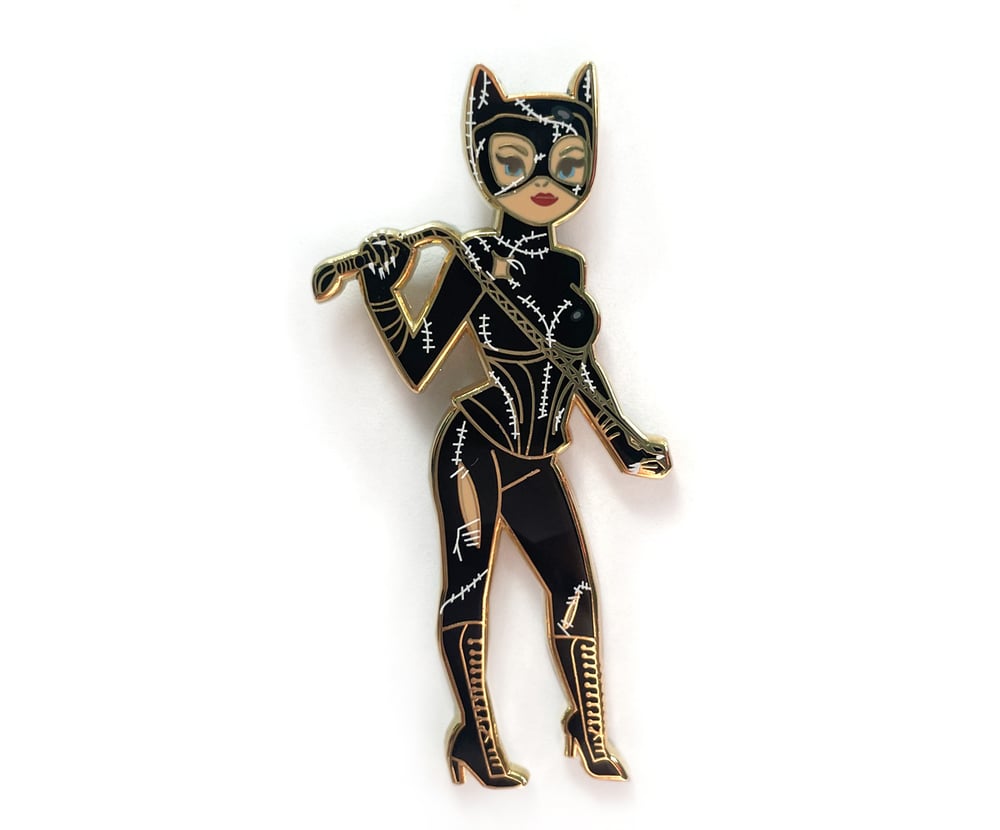 Image of Catwoman Enamel Pin