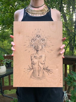 Image of Lucid | Embellished Wood Print Artist Proof 3/3
