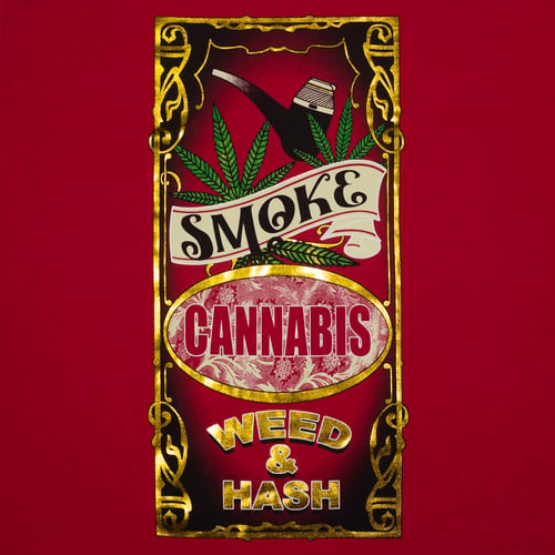 Image of 'SMOKE CANNABIS BAR ART' TShirt