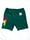 Image of keep going sweat shorts in forest green 