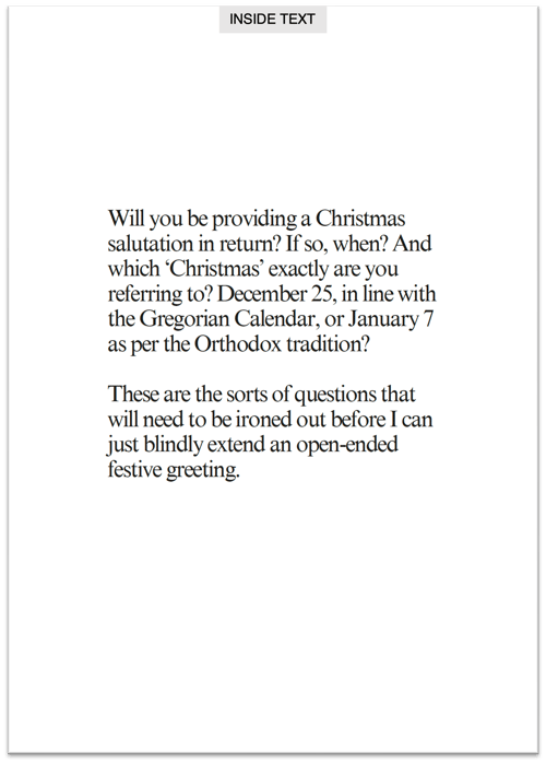 Image of Dutton Christmas Card