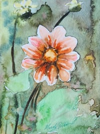 Image 2 of Dahlia -Watercolor Painting 