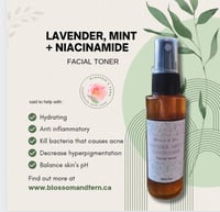 Lavender  Mint + Niacinamide facial toner 