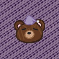 Image of Sleepy Bear Sticker