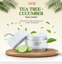 Tea Tree + Cucumber face cream 