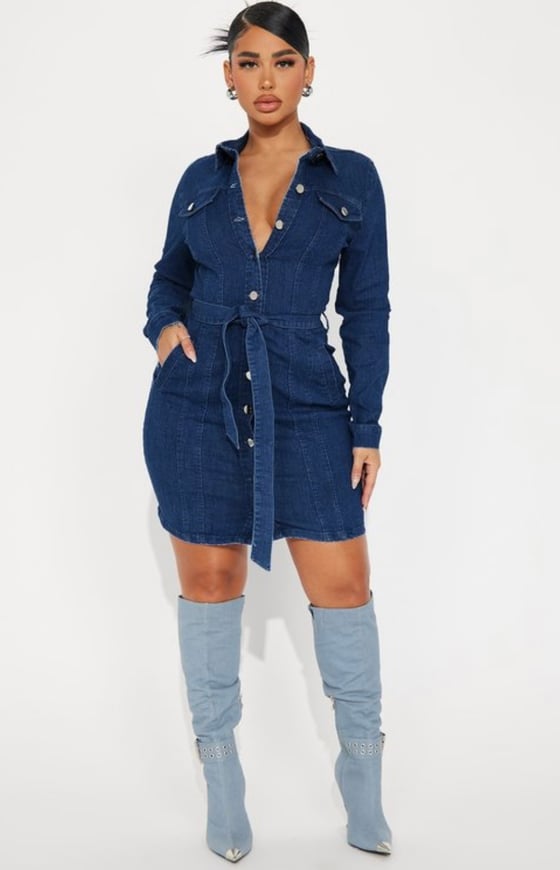 Image of Raven Denim Dress