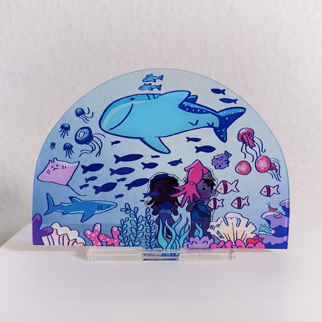 Aquarium Acrylic Stand